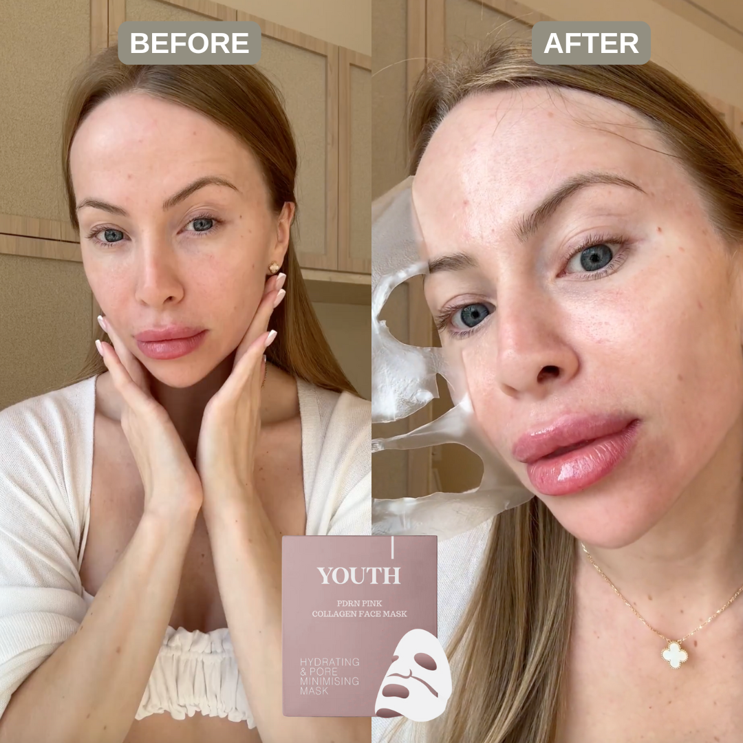 Youth® Salmon PDRN Pink Collagen Face Mask