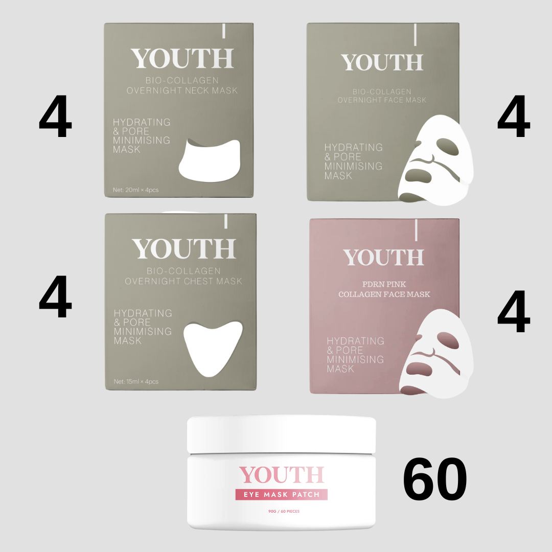 Youth® Salmon PDRN Pink Collagen Face Mask