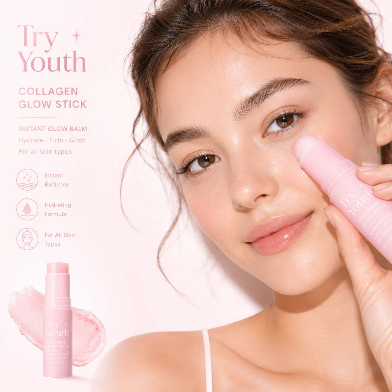 Try Youth Pink Collagen Balm