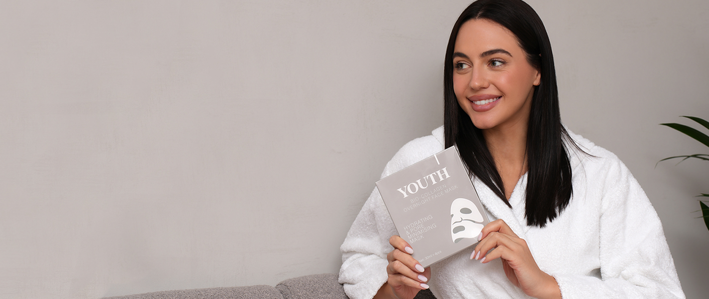 Youth® Freeze-Dried Collagen & 90% Hyaluronic Acid Eye Mask